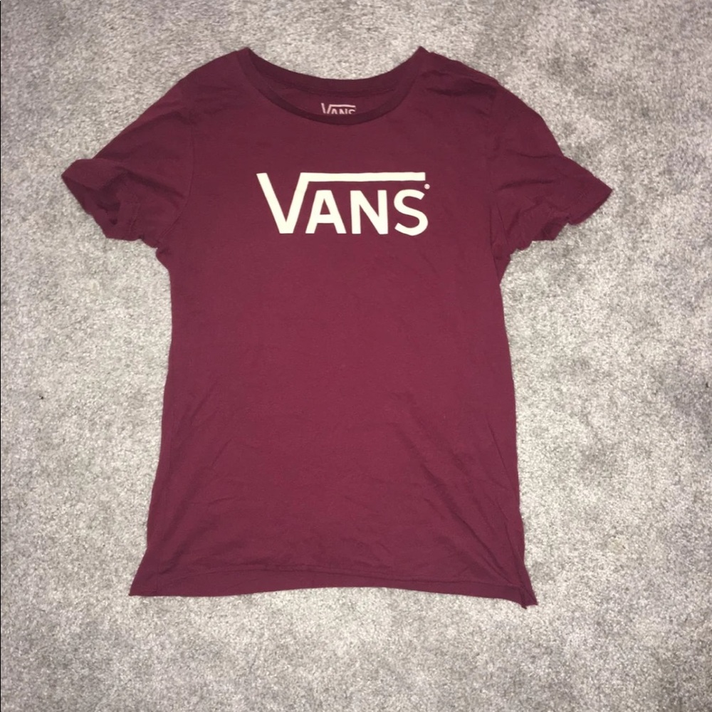 Red Vans tee